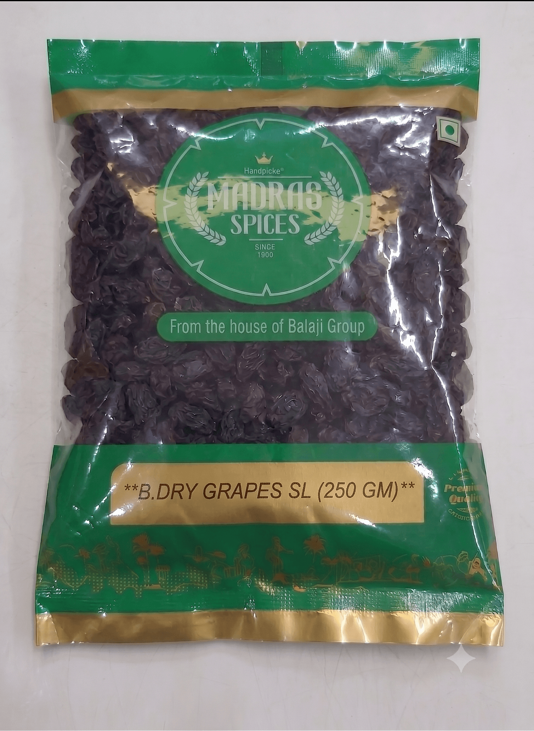 B.DRY GRAPES SL 250 GM