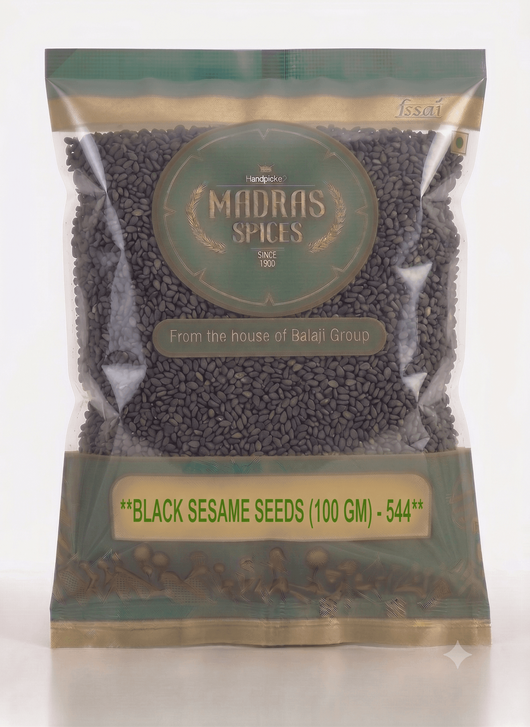 BLACK SESAME SEEDS (100 GM) - 544