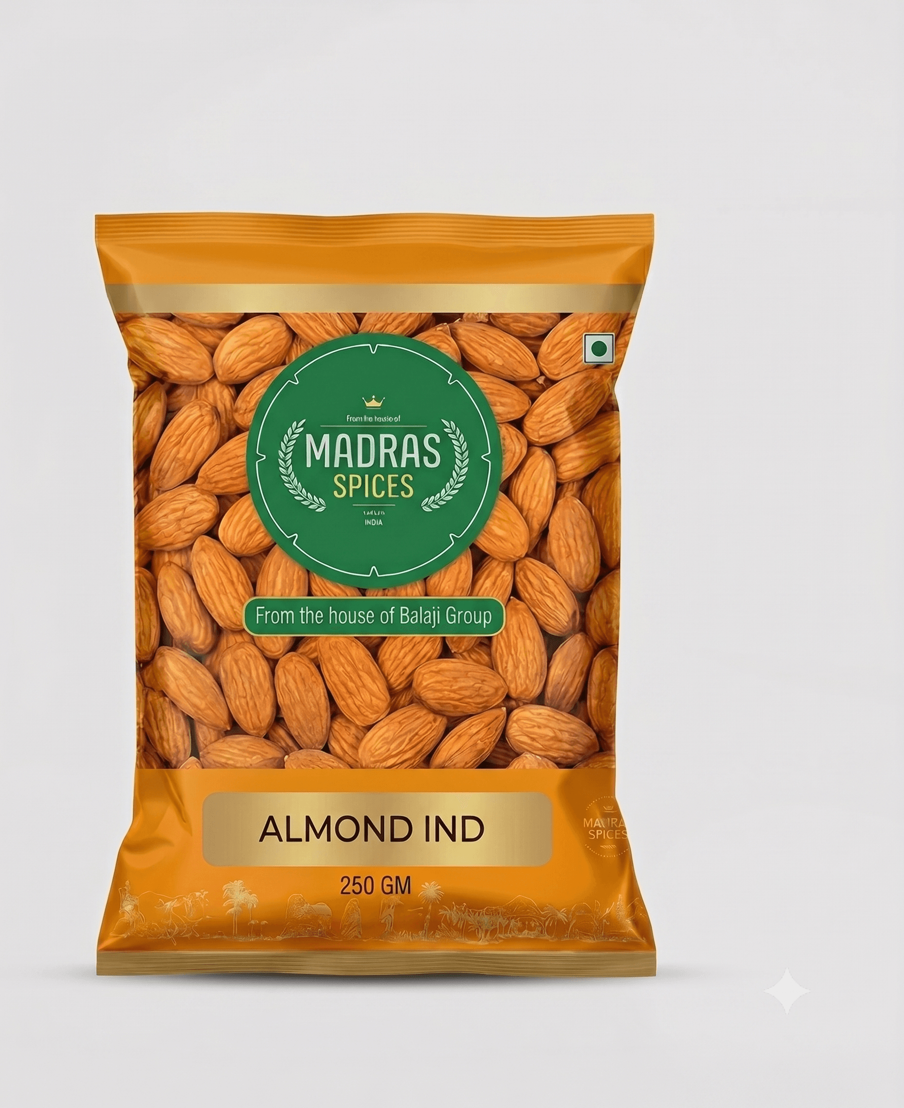 ALMOND IND (250 GM)
