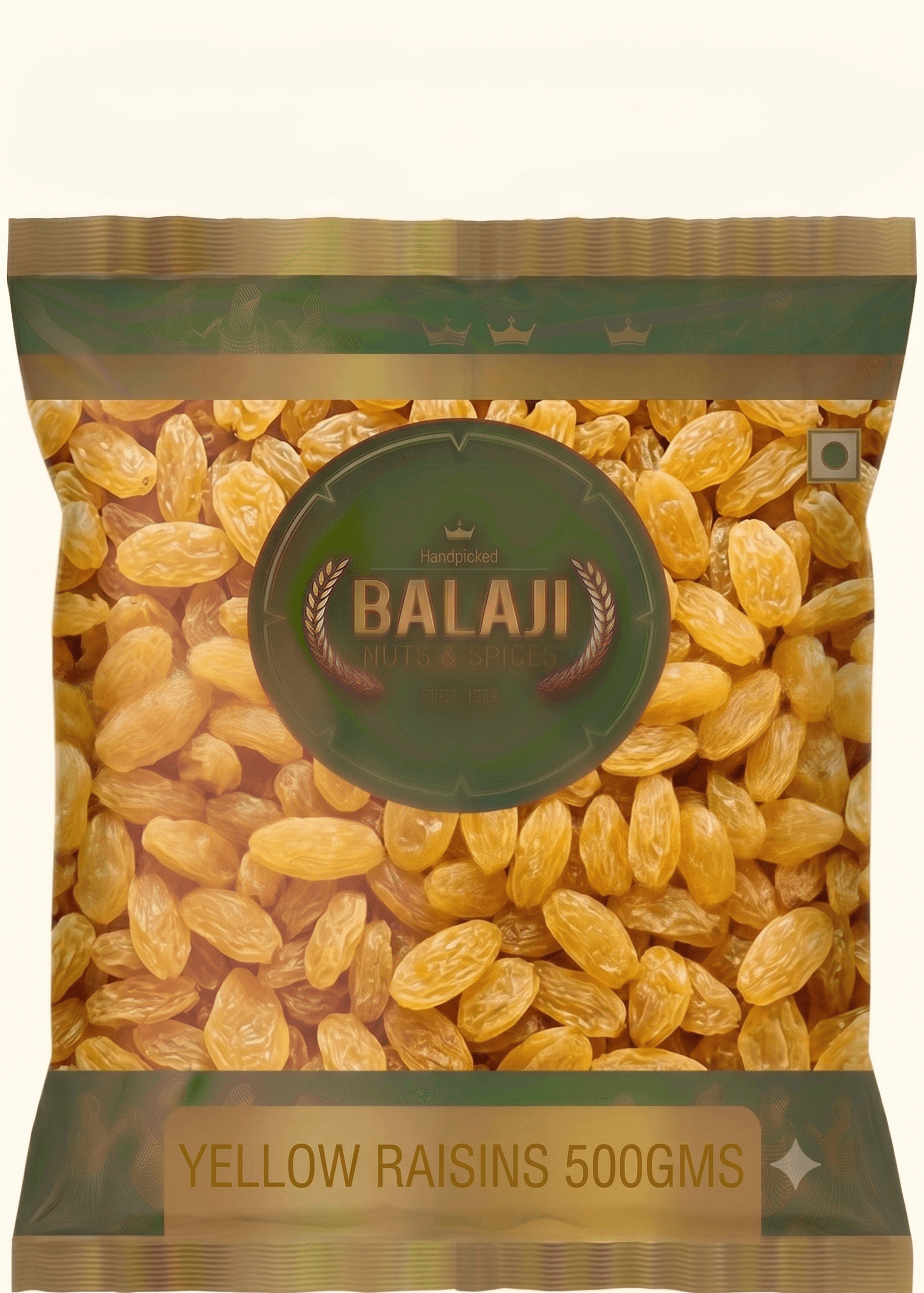 YELLOW RAISINS 500GMS