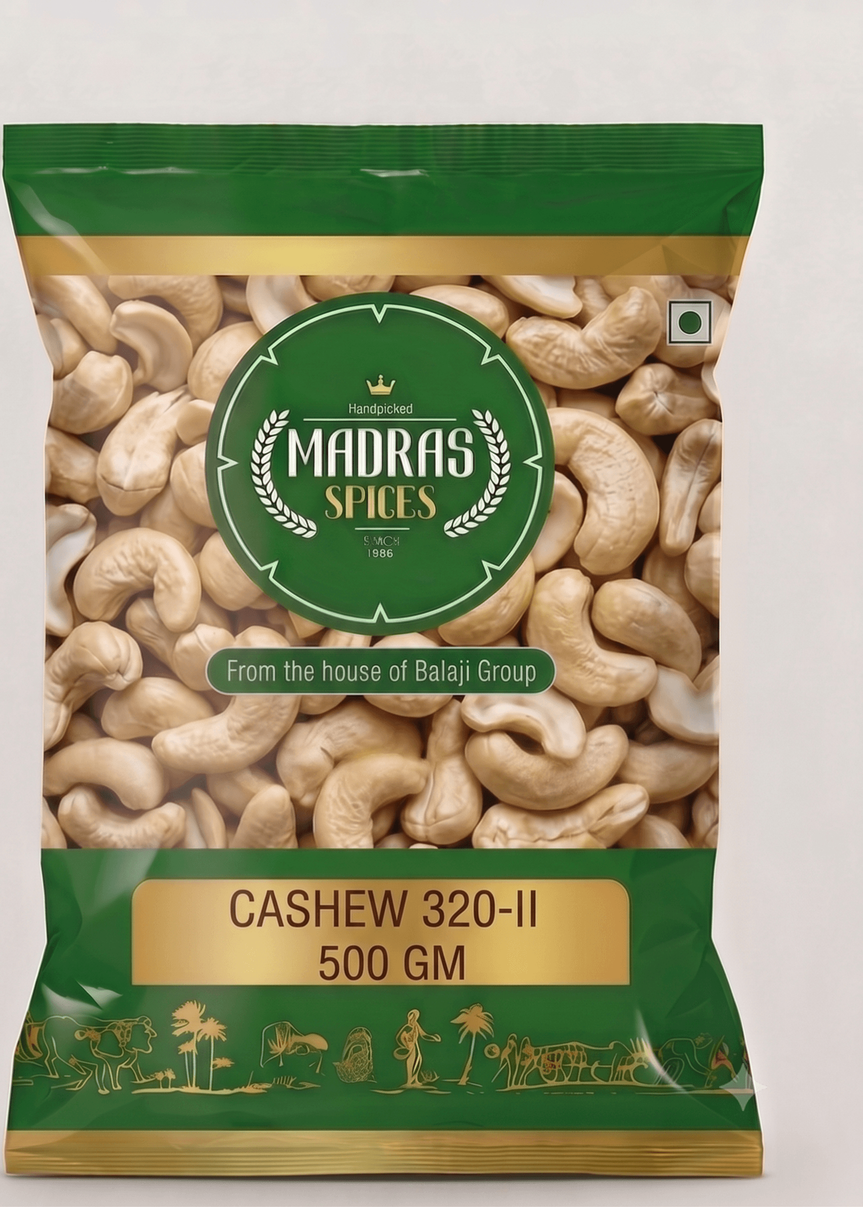 CASHEW 320-II 500 GM