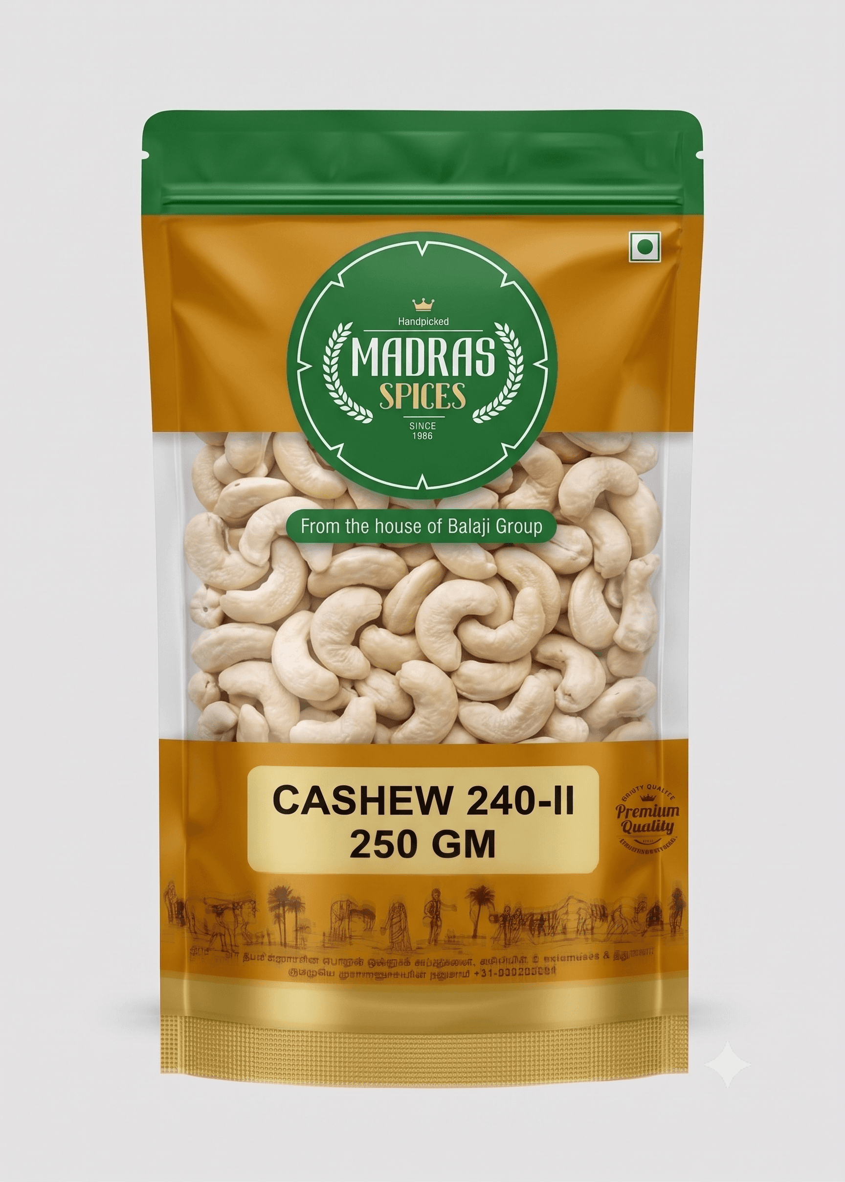 CASHEW 240-II 250 GM