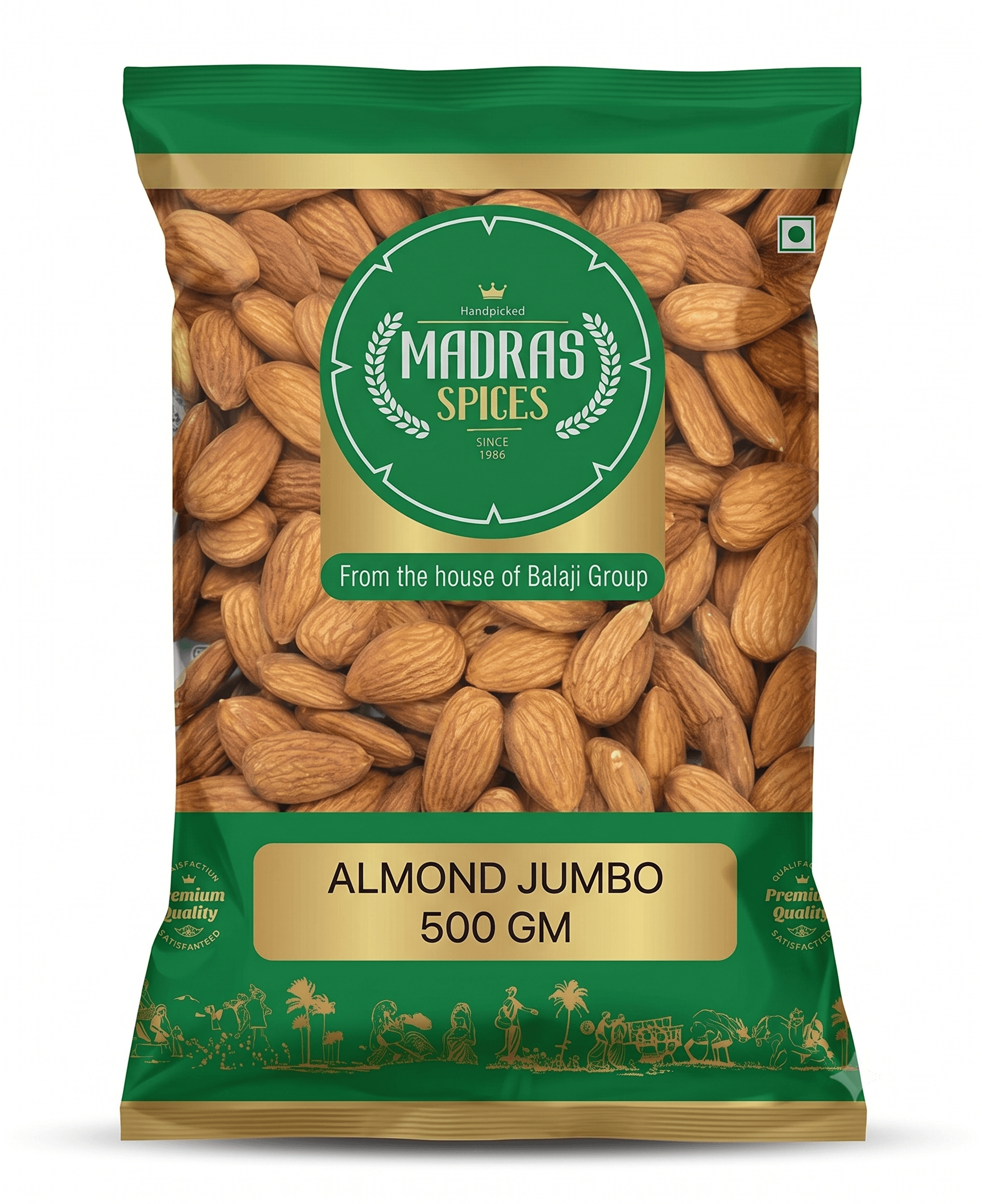 ALMOND JUMBO (500 GM)